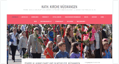 Desktop Screenshot of pfarrei-mueswangen.ch